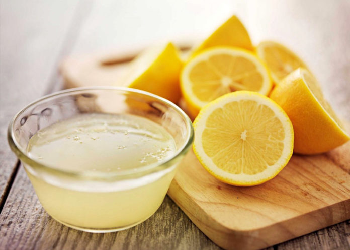 Lemon juice treatment