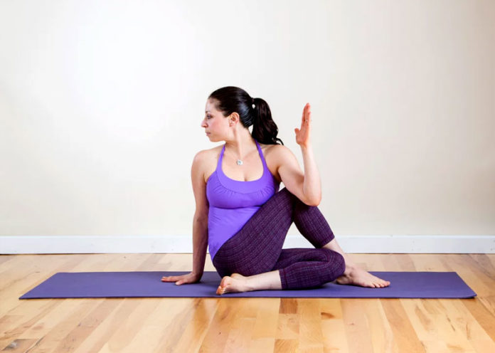 Seated Twist pose