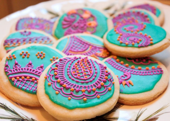 Mehndi Inspired cookies