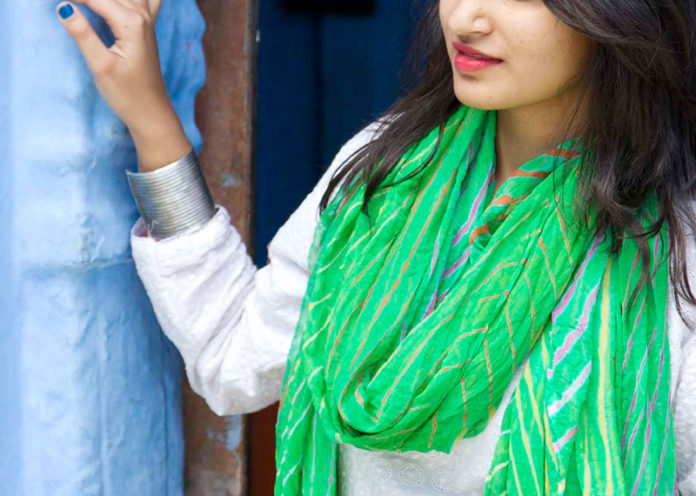 Lehriya scarves and dupattas