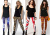 Fashionable Printed Jeggings