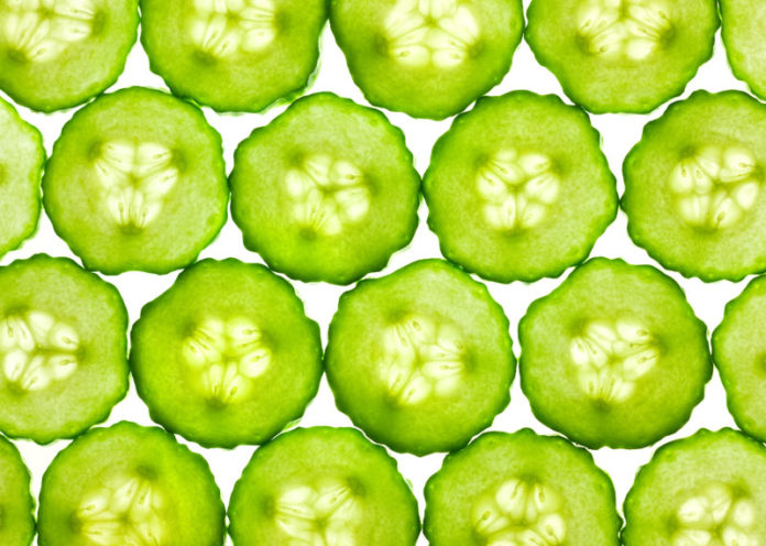 Cucumber slices