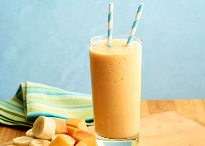 Papaya-Banana Smoothie