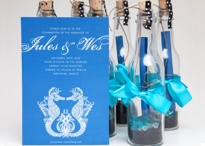 Glass Bottle Invite