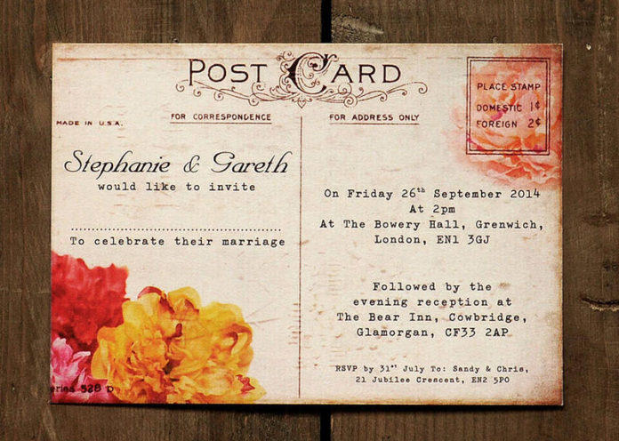 Post Card Invite