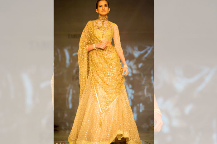 Gold Bridal Lehenga