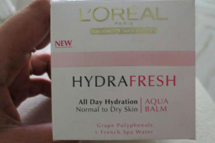 L’Oreal Paris Hydrafresh Aqua Cream