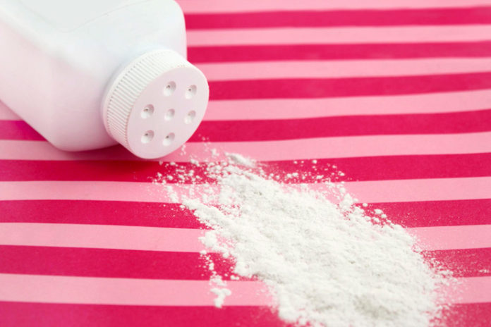 Talcum powder as dry shampoo