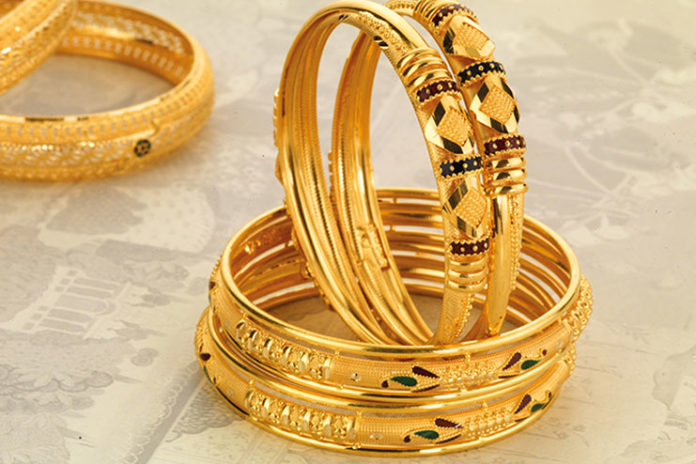 Golden bangles