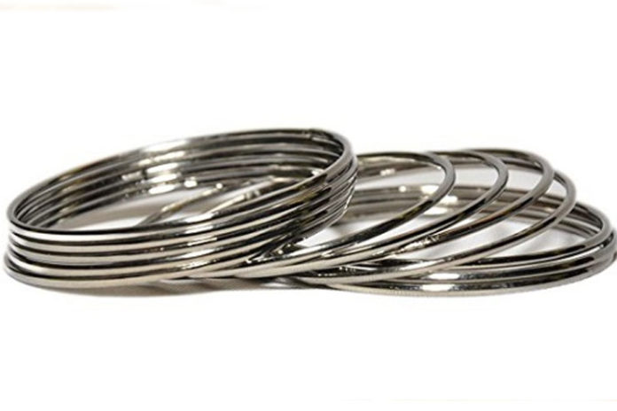 Grey bangles