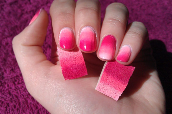 Nail Art Technique Using A Sponge For Beginners