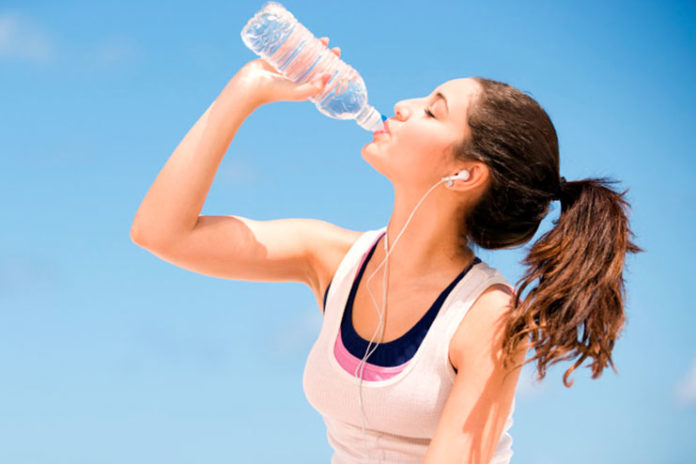 water after working out