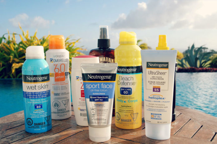 Types of Sunscreens