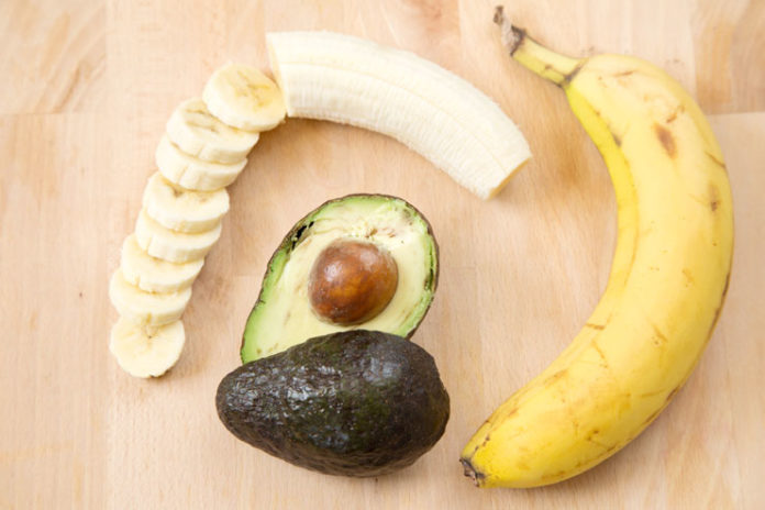 Avocado banana hair mask