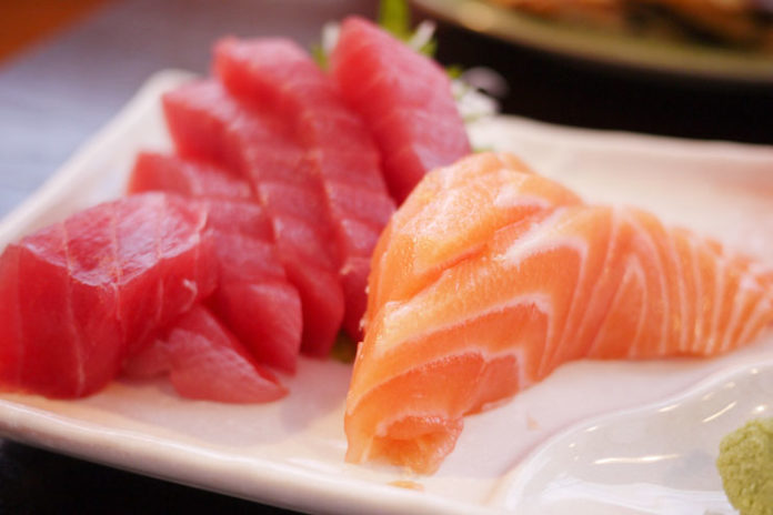 Salmon and tuna