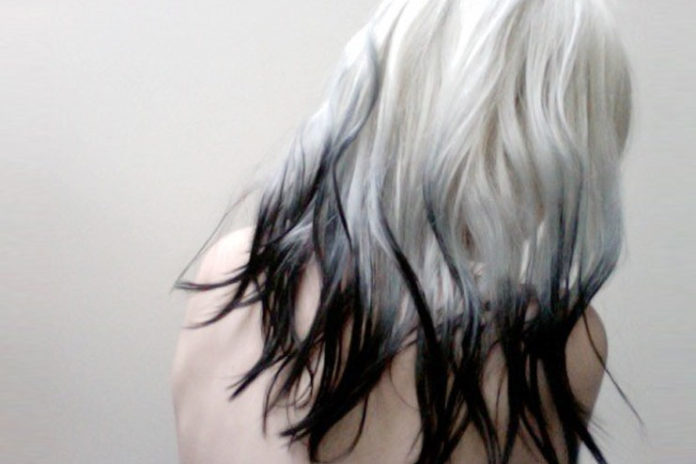 White And Grey Ombre