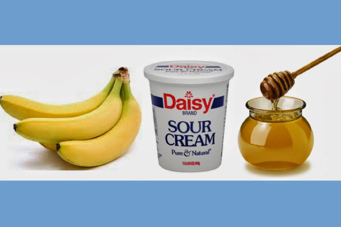 Banana, Honey and Milk Cream Mask