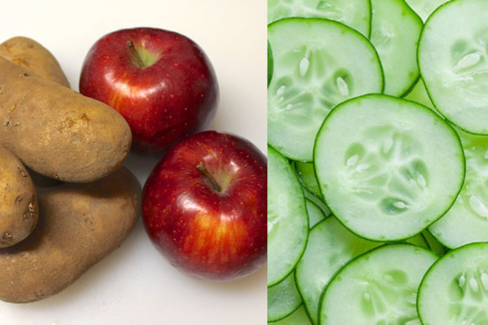 Apple, Potato and Cucumber Mask