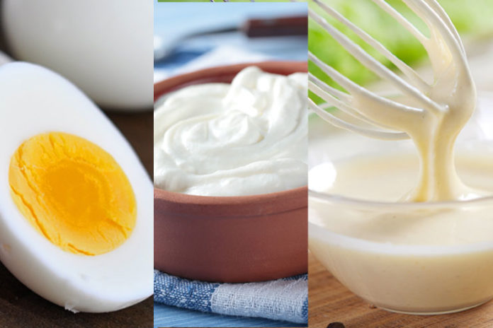 Egg, Yogurt and Mayonnaise