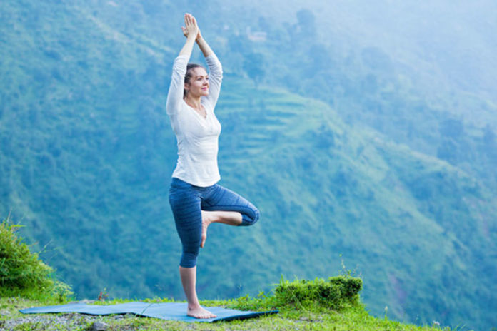 Vriksasana or tree pose