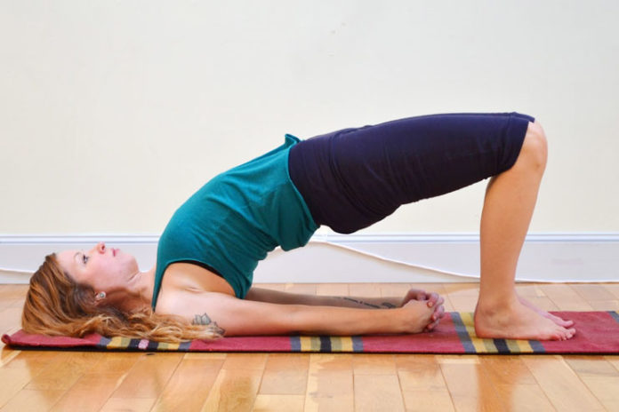 Setubandha-sarvangasana or Bridge Pose