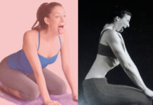 Simhasana Yoga Pose