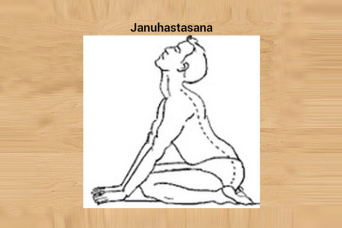 Januhastasana