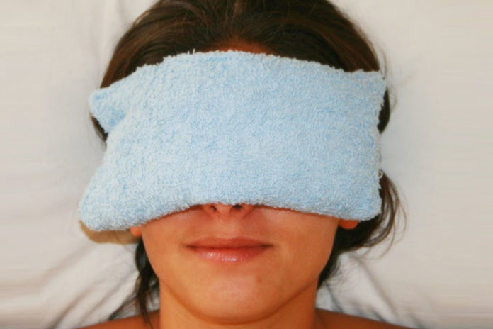 Hot and cold compress for eyes