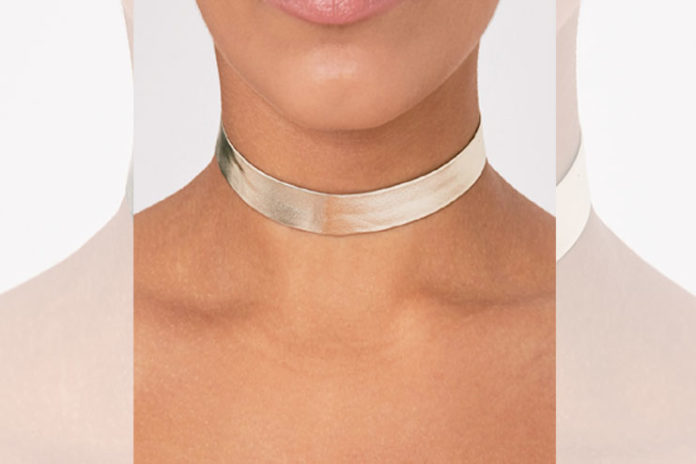 Gold Metallic Choker