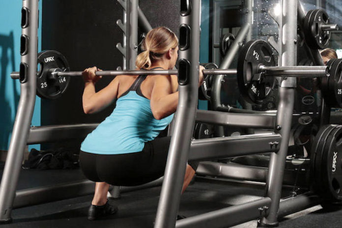 Wide-Stance Barbell Squat