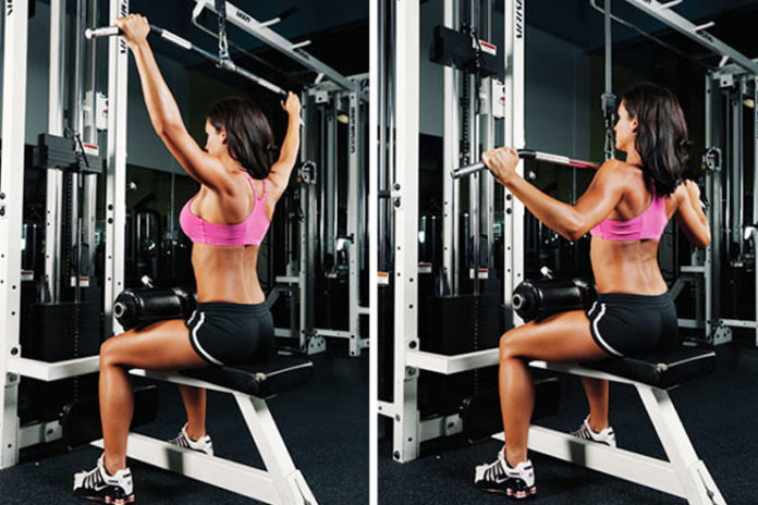 Wide-Grip Lat Pulldown