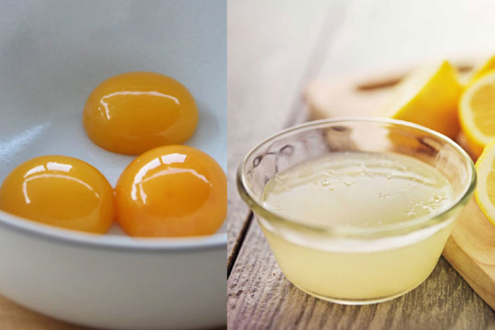 Egg Yolk and Lemon Juice