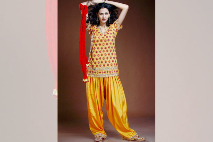 Trendy patiala suit