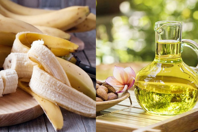 Banana and Almond Oil Pack