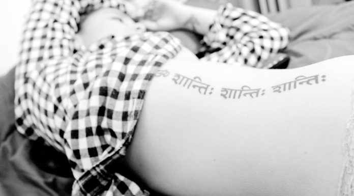 Sanskrit Shloka Tattoos For Women