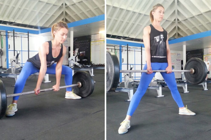 Wide-Stance Deadlifts