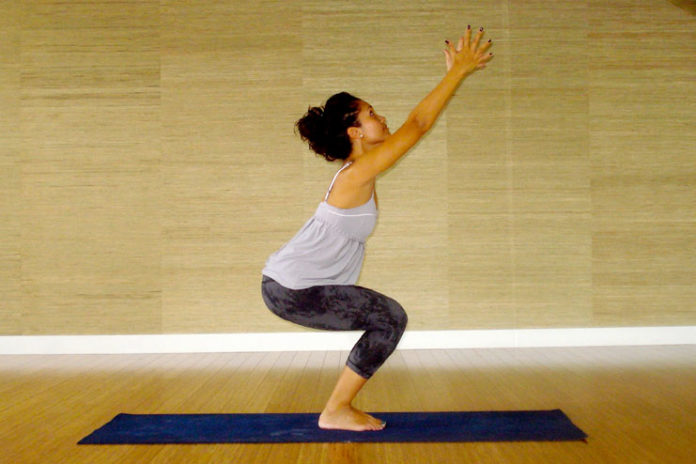 Utkatasana or Chair Pose