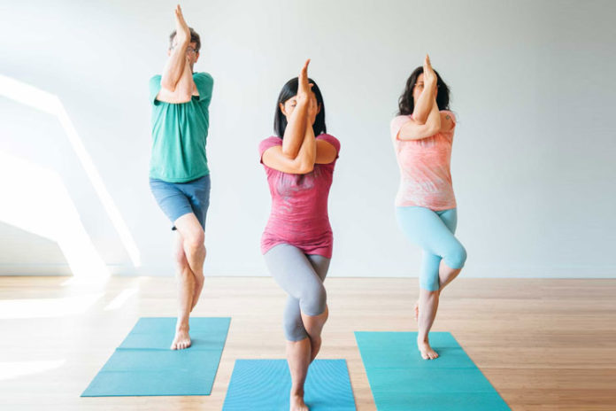 Garudasana or Eagle Pose