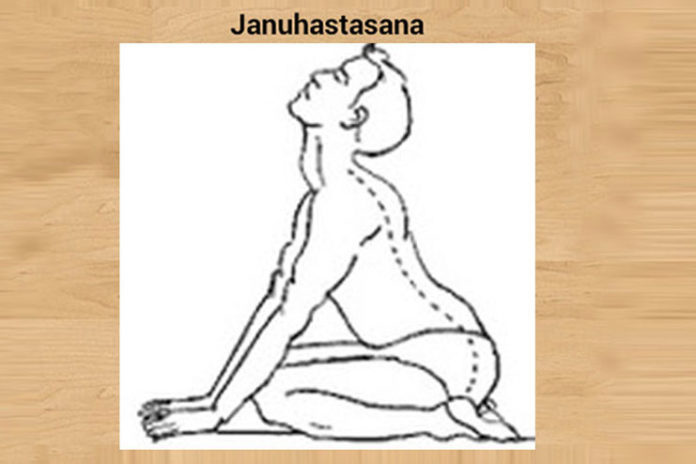 Januhastasana