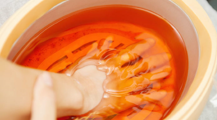 hot oil manicure