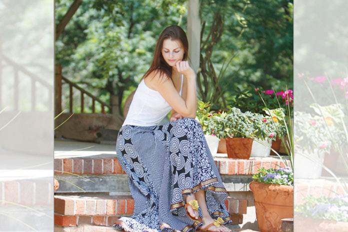 Long Printed Skirt