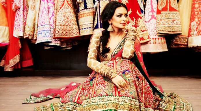Colorful Bridal Lehenga-Choli Combination