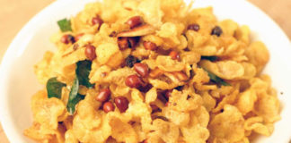 Corn Flakes Chaat Recipe