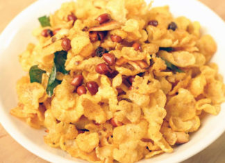 Corn Flakes Chaat Recipe