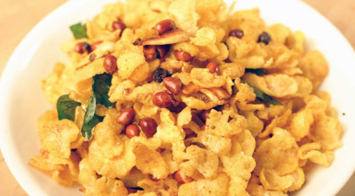 Corn Flakes Chaat Recipe