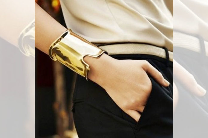 Faux Gold Arm Cuff