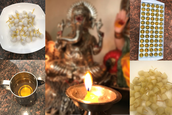 Make ghee diyas at home