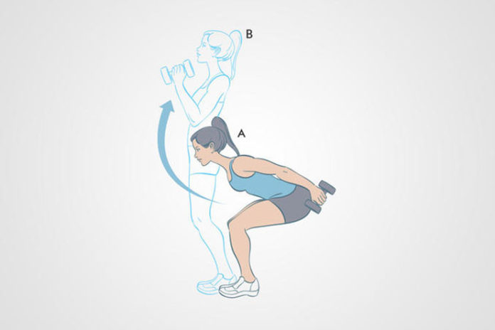 Dumbbell Skier Swing