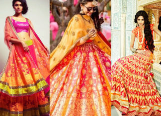 Neon Bridal Lehengas