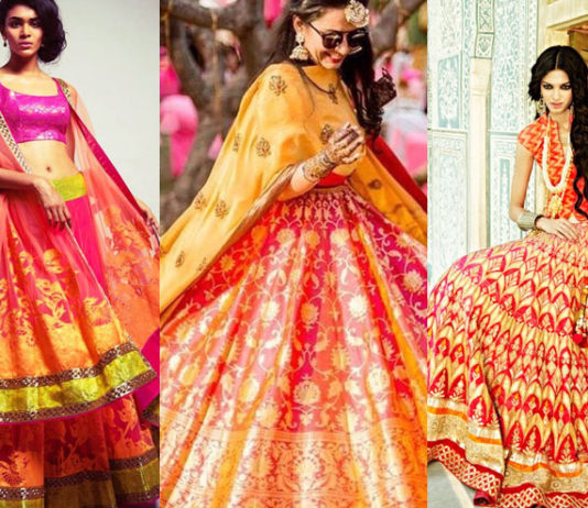 Amazing Neon Bridal Lehengas For Wedding Neon Bridal Lehengas